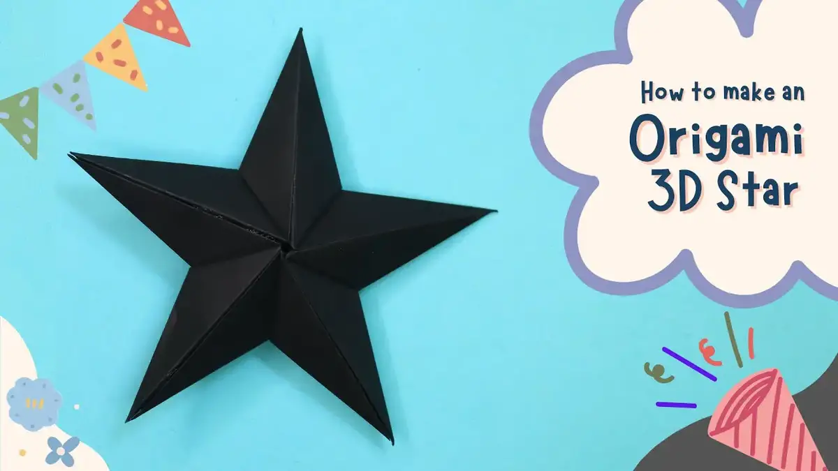 How to make a ninja star with 1 paper (folding steps), Paper craft world, by Sulochana Shehani